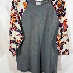 LuLaRoe Gray Top